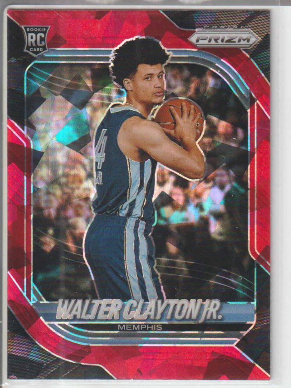 Walter Clayton Jr 2025-26 Panini Prizm RC Red Ice Prizm Rookie #16